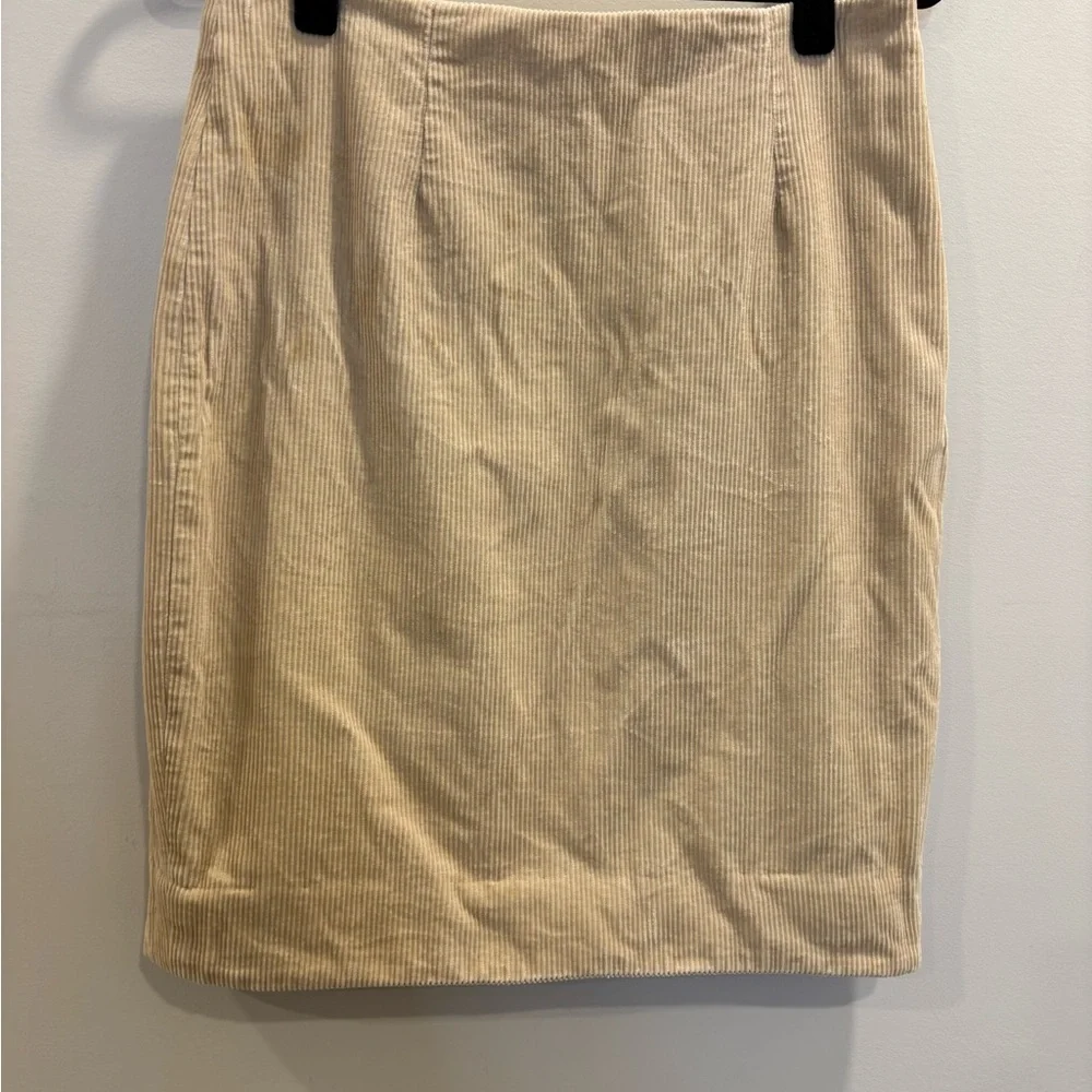 Maeve by Anthropologie Super Wale Cotton Corduroy Skirt Size 4